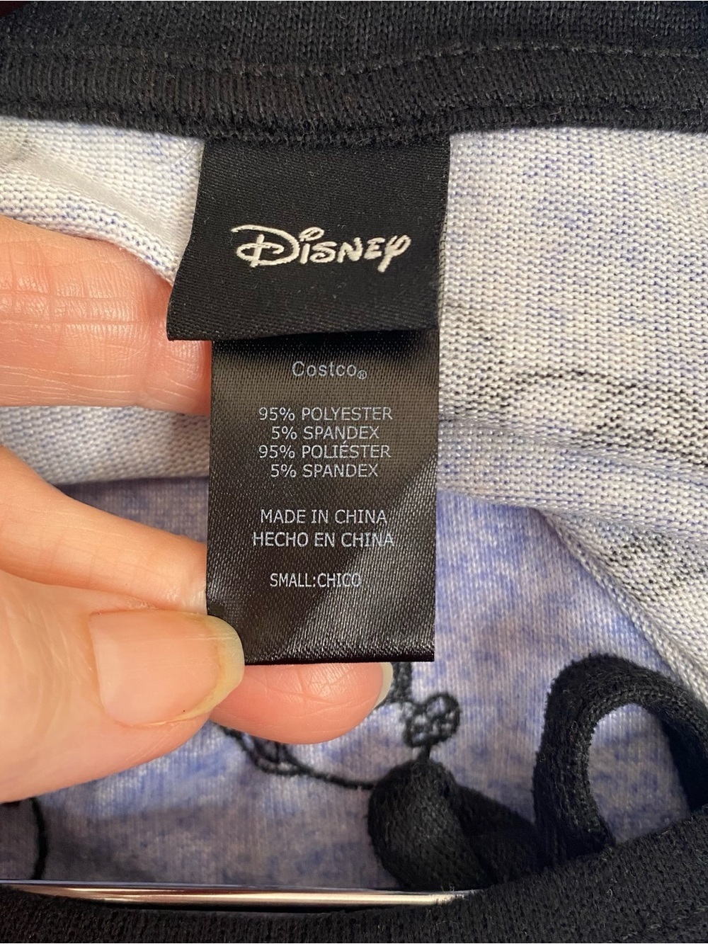 Disney Mickey Mouse Women’s 2 Piece Soft Cozy Lounge Pajama Set Blue Small - Picture 5 of 9